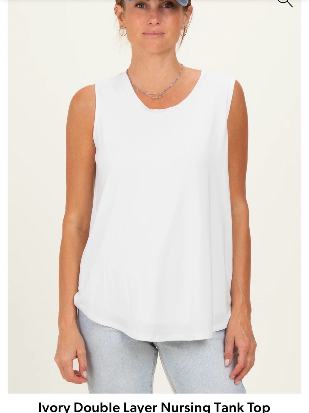 Pinkblush nursing tank